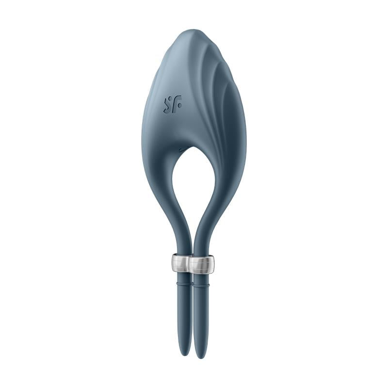 SATISFYER - ANILLO VIBRADOR DUELIST DARK BLUE