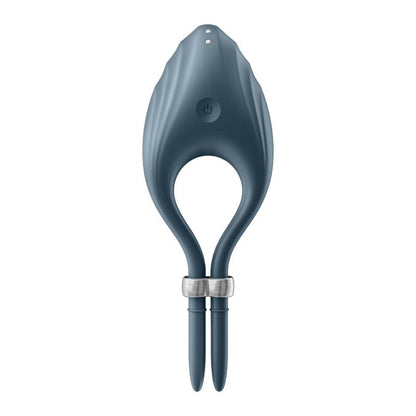 SATISFYER - ANILLO VIBRADOR DUELIST DARK BLUE