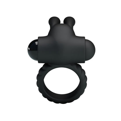 PRETTYLOVE - ANILLO VIBRADOR EUDORA COLOR NEGRO