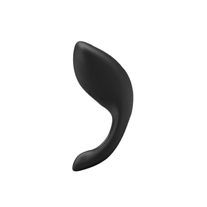 PRETTYLOVE - ANILLO VIBRADOR GEMMA USB SILICONA NEGRO