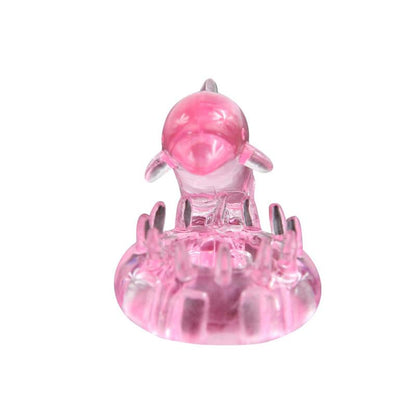 BAILE - ANILLO VIBRADOR LOVE DOLPHIG RING ROSA