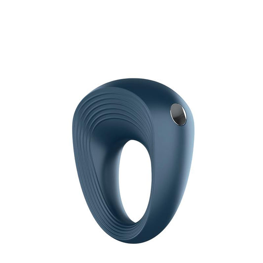 SATISFYER - ANILLO VIBRADOR PARA EL PENE AZUL OSCURO