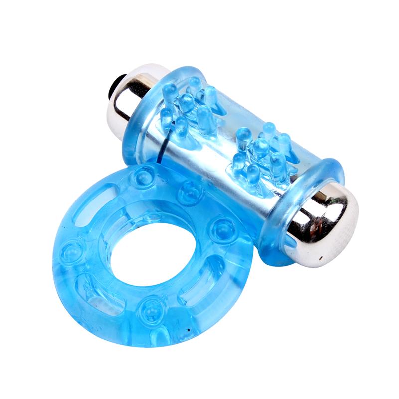 CHISA - ANILLO VIBRADOR PARA EL PENE BULL RING AZUL