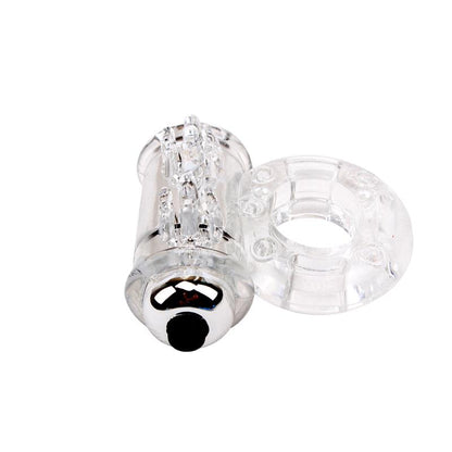 CHISA - ANILLO VIBRADOR PARA EL PENE  BULL RING TRANSPARENTE