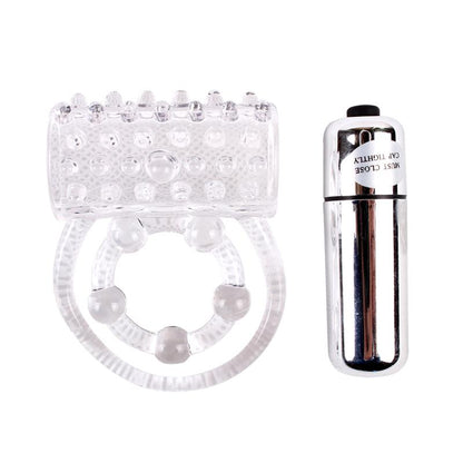 CHISA - ANILLO VIBRADOR PARA EL PENE CLEAR TRANSPARENTE