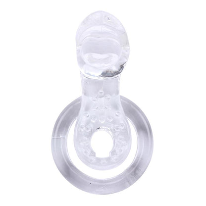 CHISA - ANILLO VIBRADOR PARA EL PENE THE TONGUE TRANSPARENTE