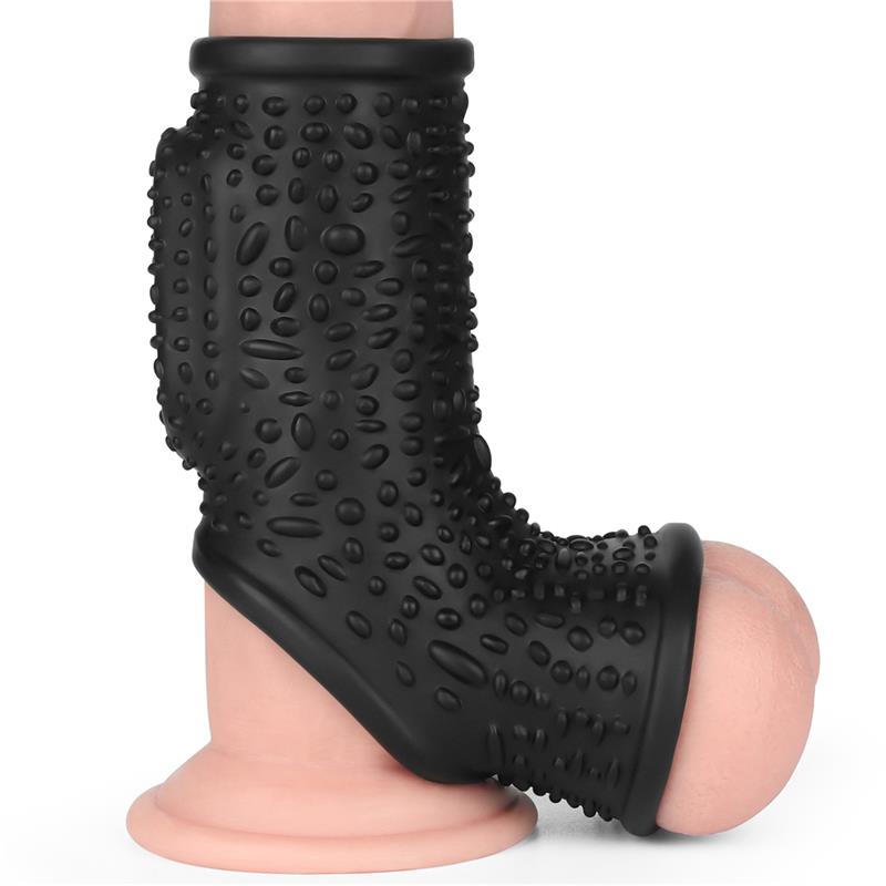 LOVETOY - ANILLO VIBRADOR PARA PENE Y ESCROTO DRIP KNIGHTS