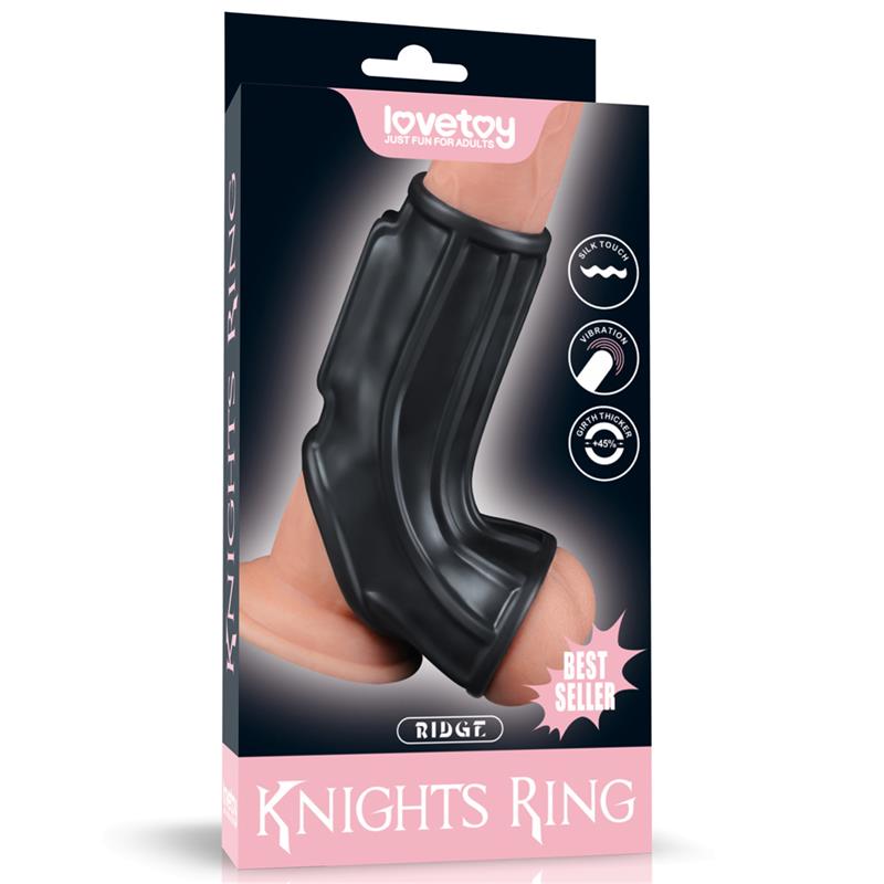 LOVETOY - ANILLO VIBRADOR PARA PENE Y ESCROTO RIDGE KNIGHTS