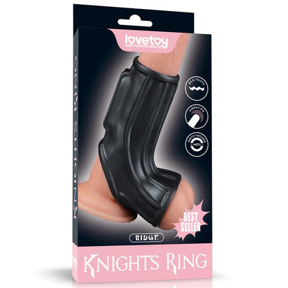 LOVETOY - ANILLO VIBRADOR PARA PENE Y ESCROTO RIDGE KNIGHTS