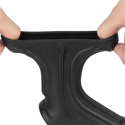LOVETOY - ANILLO VIBRADOR PARA PENE Y ESCROTO RIDGE KNIGHTS