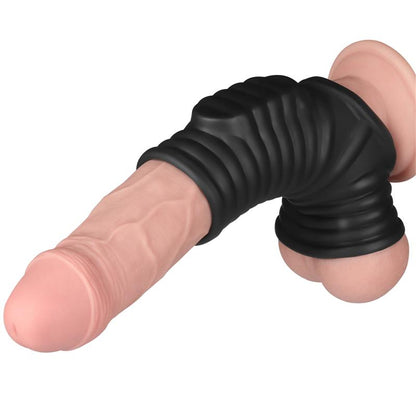 LOVETOY - ANILLO VIBRADOR PARA PENE Y ESCROTO WAVE KNIGHTS
