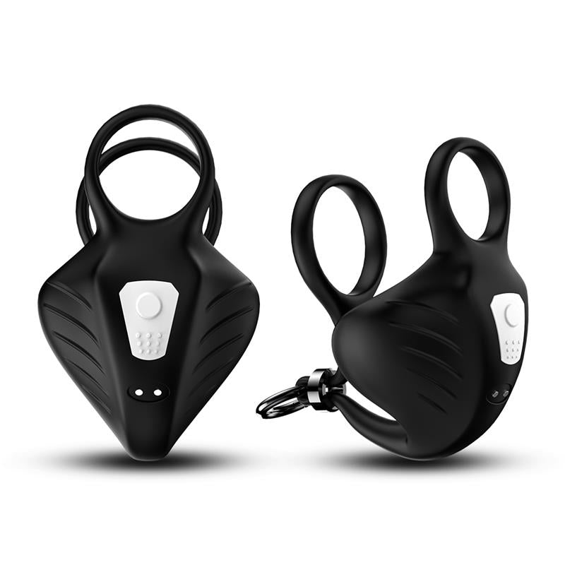 URBAN SKY - ANILLO VIBRADOR PARA PENE Y TESTÍCULOS AJUSTABLE