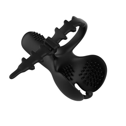 URBAN SKY - ANILLO VIBRADOR PARA PENE Y TESTÍCULOS AJUSTABLE