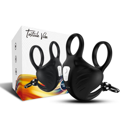 URBAN SKY - ANILLO VIBRADOR PARA PENE Y TESTÍCULOS AJUSTABLE