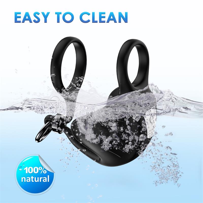 URBAN SKY - ANILLO VIBRADOR PARA PENE Y TESTÍCULOS AJUSTABLE