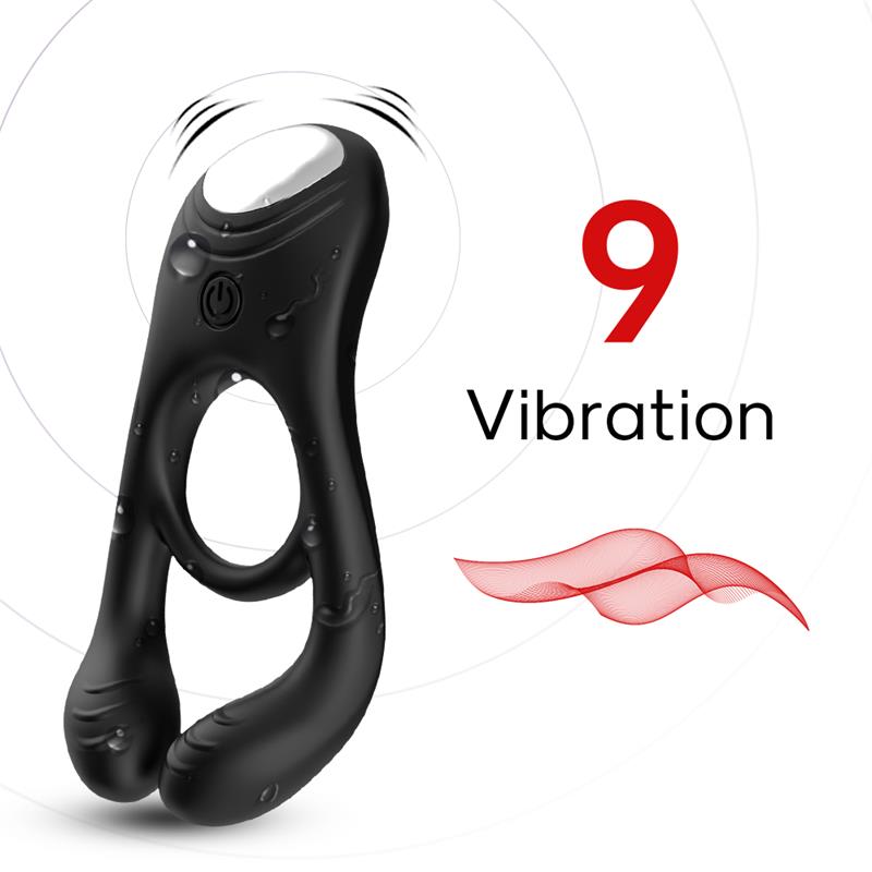 URBAN SKY - ANILLO VIBRADOR PARA PENE Y TESTÍCULOS