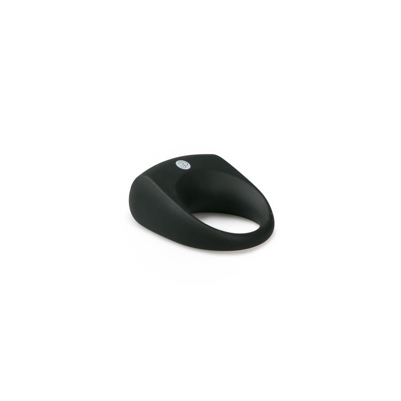 EASYTOYS - ANILLO PARA PENE CON VIBRACIÓN  SILICONA - NEGRO