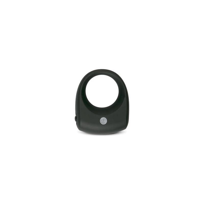 EASYTOYS - ANILLO PARA PENE CON VIBRACIÓN  SILICONA - NEGRO