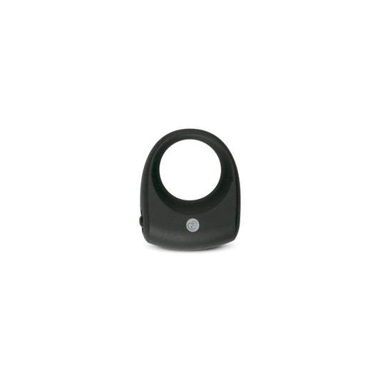 EASYTOYS - ANILLO PARA PENE CON VIBRACIÓN  SILICONA - NEGRO