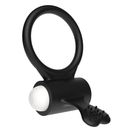 LOVETOY - ANILLO VIBRADOR POWER CLIT NEGRO