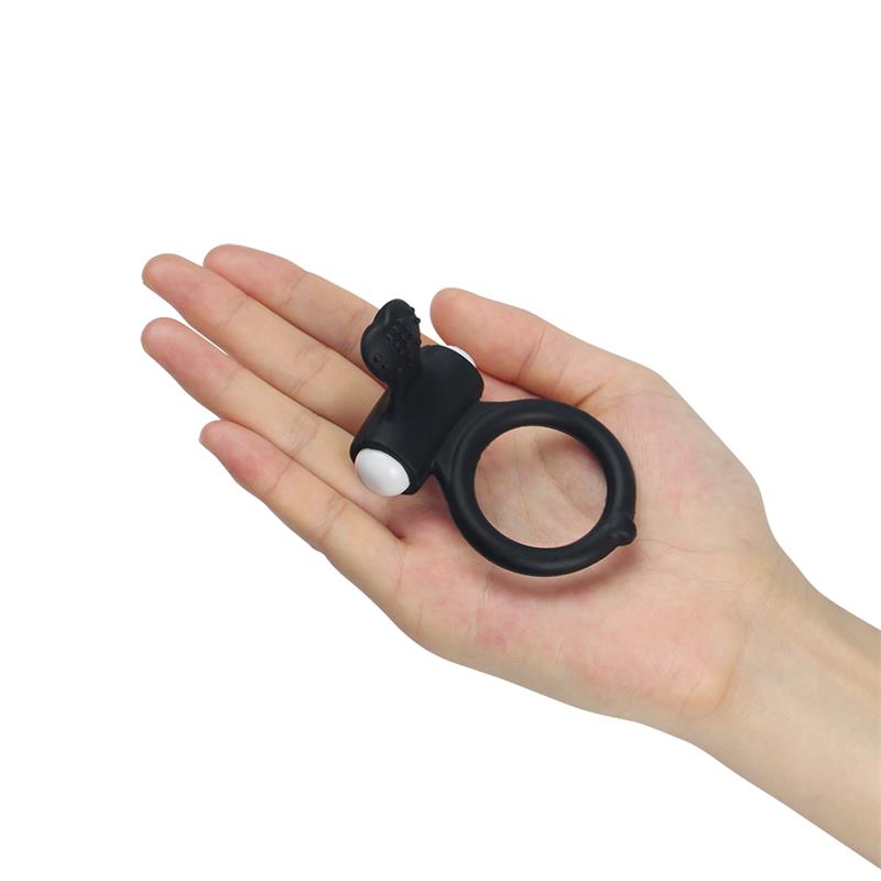 LOVETOY - ANILLO VIBRADOR POWER CLIT NEGRO