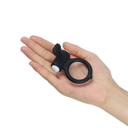 LOVETOY - ANILLO VIBRADOR POWER CLIT NEGRO