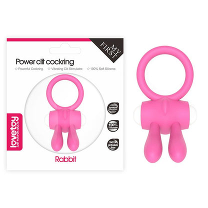 LOVETOY - ANILLO VIBRADOR POWER CLIT ROSA