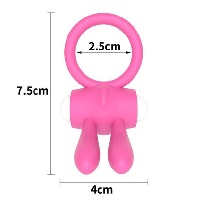 LOVETOY - ANILLO VIBRADOR POWER CLIT ROSA