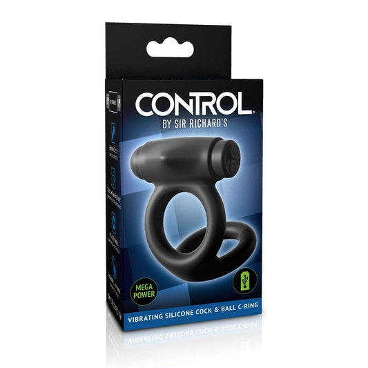 SIR RICHARDS - ANILLO VIBRADOR SILICONA RECARGABLE CONTROL VIBRATING