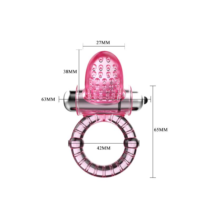 BAILE - ANILLO VIBRADOR SWEET ROSA