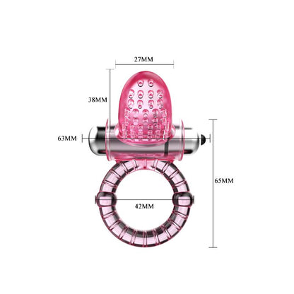 BAILE - ANILLO VIBRADOR SWEET ROSA