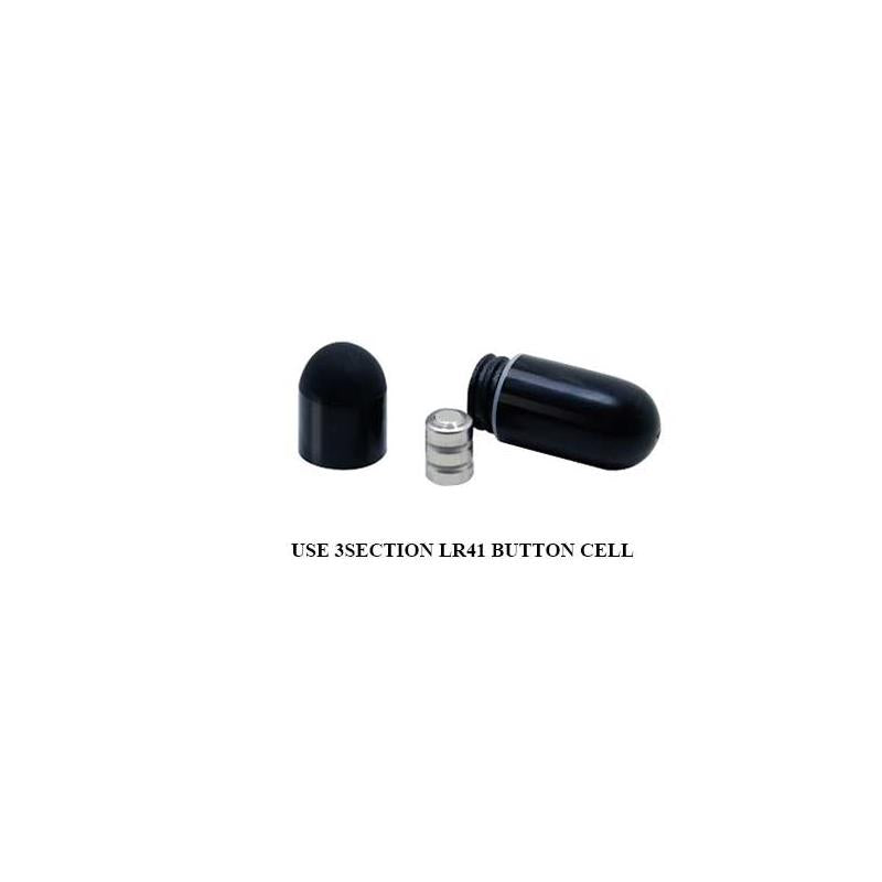 PRETTYLOVE - ANILLO VIBRADOR THIMBLE NEGRO