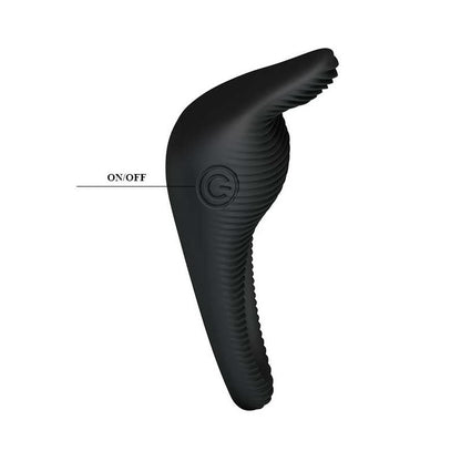 PRETTYLOVE - ANILLO VIBRADOR THIMBLE NEGRO