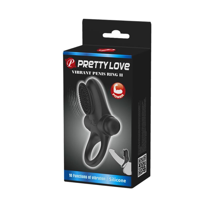 PRETTYLOVE - ANILLO VIBRADOR VIBRATING PENIS RING II