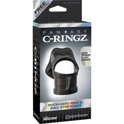FANTASY C-RINGZ - ANILLO Y BALL STRECHER PESADOS COLOR NEGRO