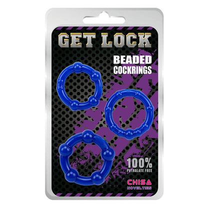 CHISA - ANILLOS PARA EL PENE BEADED AZUL