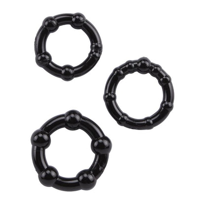 CHISA - ANILLOS PARA EL PENE BEADED NEGRO