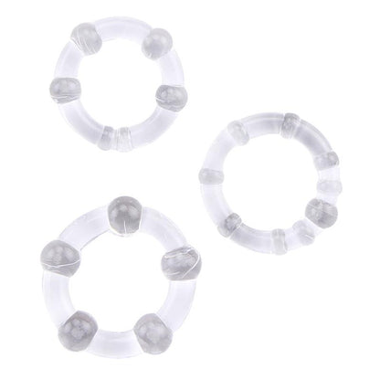 CHISA - ANILLOS PARA EL PENE BEADED TRANSPARENTE