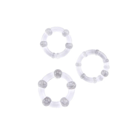 CHISA - ANILLOS PARA EL PENE BEADED TRANSPARENTE