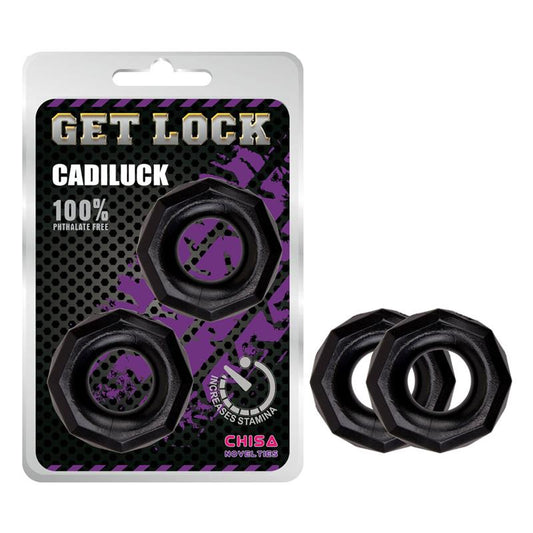 CHISA - ANILLOS PARA EL PENE CADILUCK NEGRO