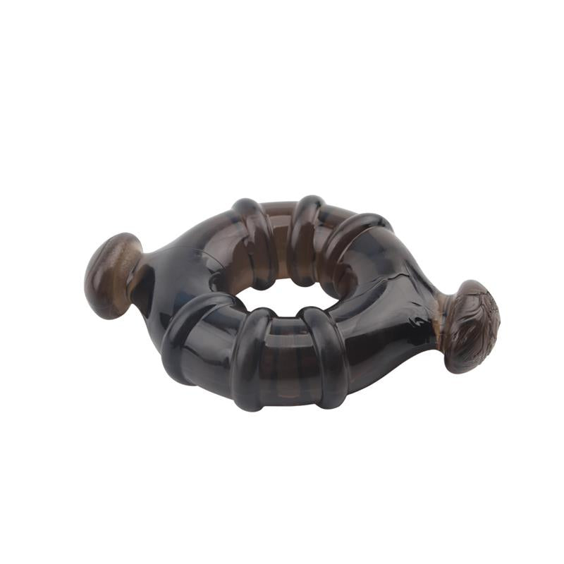 CHISA - ANÉIS PARA O PÉNIS RUDDER PRETO