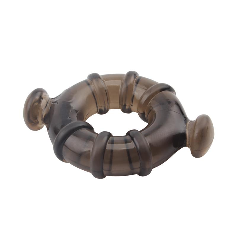 CHISA - ANÉIS PARA O PÉNIS RUDDER PRETO
