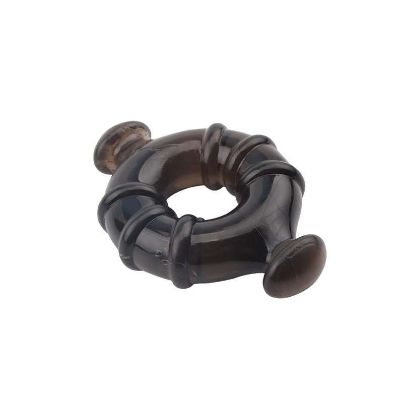 CHISA - ANÉIS PARA O PÉNIS RUDDER PRETO