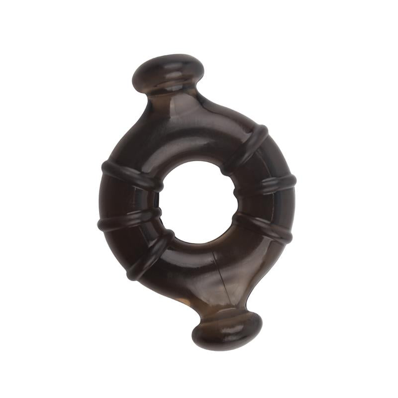 CHISA - ANÉIS PARA O PÉNIS RUDDER PRETO