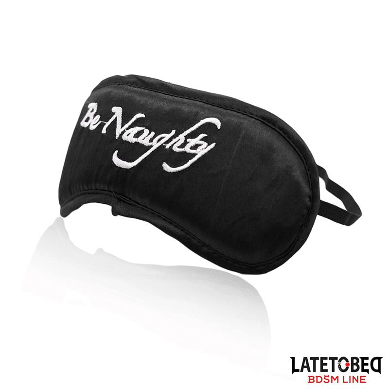 LINHA BDSM LATETOBED - MÁSCARA DE CETIM - BE NAUGHTY