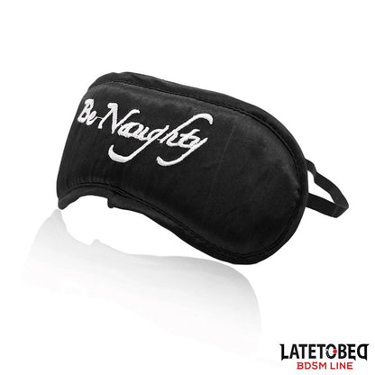 LINHA BDSM LATETOBED - MÁSCARA DE CETIM - BE NAUGHTY