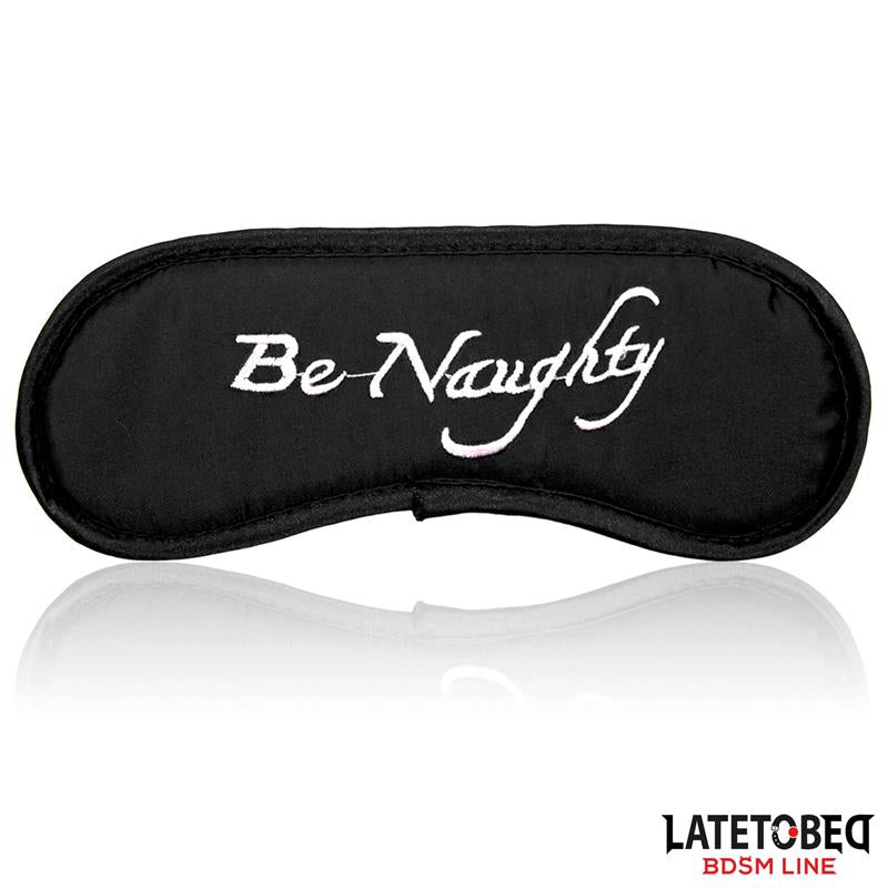 LINHA BDSM LATETOBED - MÁSCARA DE CETIM - BE NAUGHTY