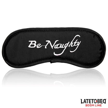 LINHA BDSM LATETOBED - MÁSCARA DE CETIM - BE NAUGHTY