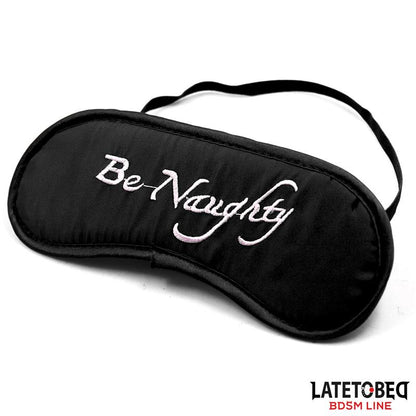 LINHA BDSM LATETOBED - MÁSCARA DE CETIM - BE NAUGHTY