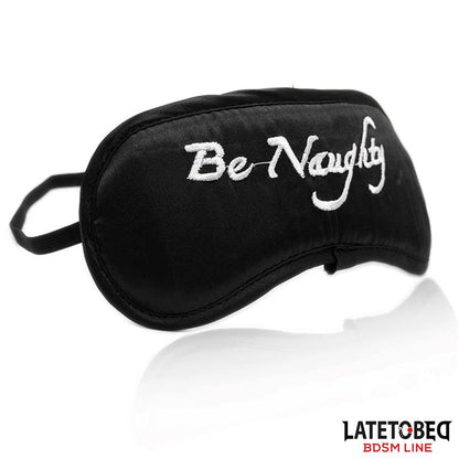 LINHA BDSM LATETOBED - MÁSCARA DE CETIM - BE NAUGHTY